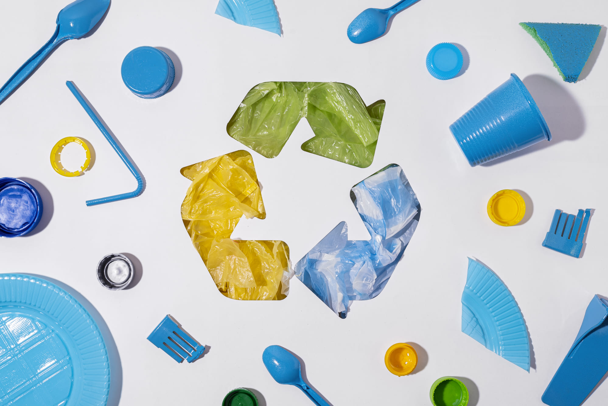 Recycling plastic film and packaging